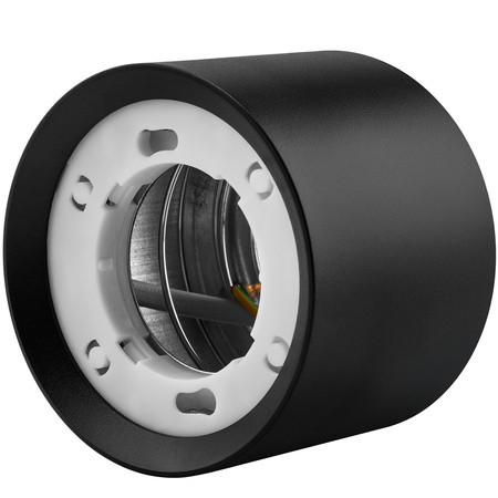 Oprawa HALOGENOWA Natynkowa SUNLA Tuba Gx53 LED Spot Kinkiet Sufitowa Walec Czarny LUMILED