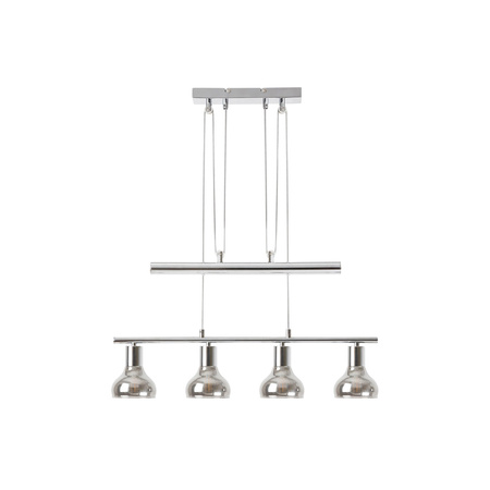 Lampa Wisząca Sufitowa 4x E14 Chrom Nowoczesny Holly Rabalux