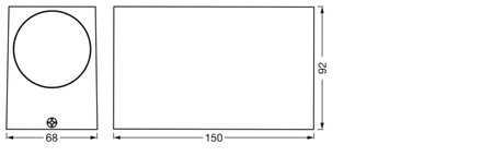 Kinkiet Ogrodowy Lampa Elewacyjna Zewnętrzna GU10 Biały IP44 Endura Osram