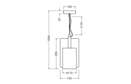 Lampa Sufitowa Wisząca Dekoracyjna E27 Zwis Złoty Decor Ledvance