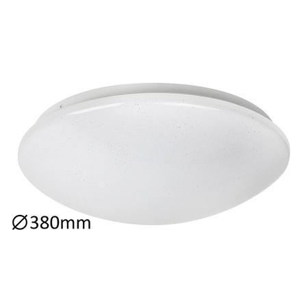 Plafon LED Lampa Sufitowa Oprawa Ścienna Natynkowa 24W 1800lm 4000K Biały Nowoczesny Lucas Rabalux