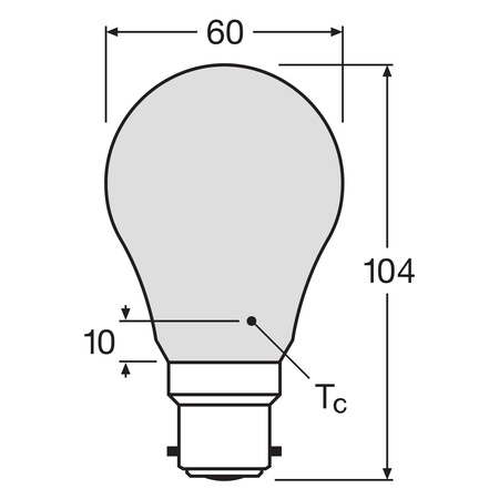 Żarówka LED A60 B22d 4W = 40W 470lm 4000K Neutralna 300° Retrofit Filament CLASSIC Osram