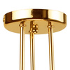 Lampa Sufitowa CAMILLA 3xE27 Złota Loftowa LM-3.79 Lamkur