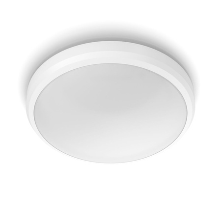Lampa Sufitowa Plafon Łazienkowy LED 6W 600lm 2700K IP44 Biała Doris Bathroom Philips