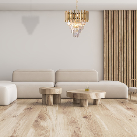 Lampa Wisząca Sufitowa Żyrandol MADISON Złota 9xE14 Milagro