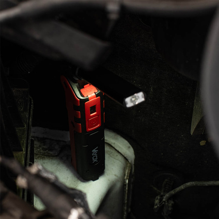 Latarka Akumulatorowa Warsztatowa Składana Magnes COB + LED 140lm + 360lm VA0104 Vayox