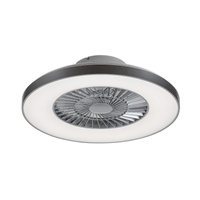 Plafon LED Lampa Sufitowa Oprawa Ścienna Natynkowa 40W 1700lm 3000-6500K CCT Ściemnialna Pilot Srebrny Nowoczesny Dalfon Rabalux