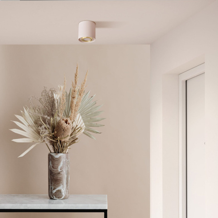 Oprawa Natynkowa GU10 Biała Złota XENO Sanico Goldlux