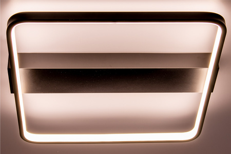 Lampa Sufitowa Żyrandol LED Galax 40W czarny + Pilot