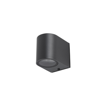 Lampa Ogrodowa Zewnętrzna Kinkiet Elewacyjny Oprawa Natynkowa GU10 Grafitowa Wodoodporna IP54 Nowoczesna NICO 9518 Nowodvorski
