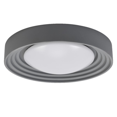 Lampa Plafon LED Sufitowa Ozdobna Betonowa Ściemnialna 24.5W 3000K Ciepła Szara LEDVANCE