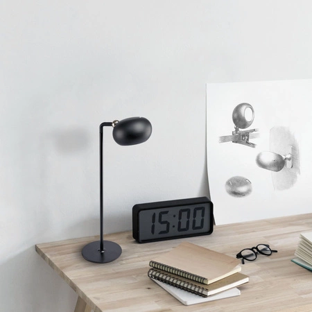 Lampka Biurkowa LED 3W 300lm 5500K Zimna Czarna Ściemnialna Videx