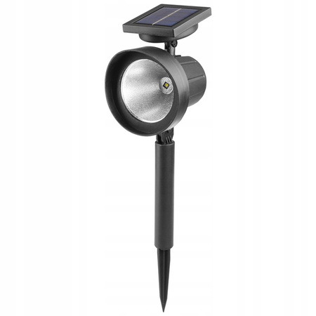 Lampa Ogrodowa LED Solarna Wbijana Reflektor 0,4W IP44 Czujnik Zmierzchu Barwa Zimna