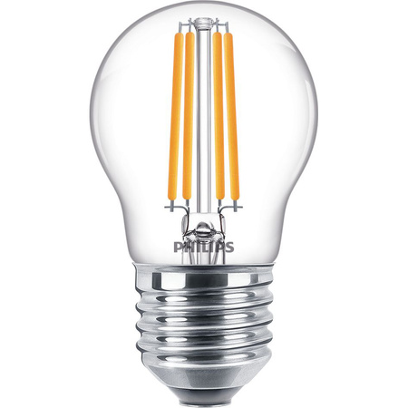 Żarówka LED Kulka E27 P45 6.5W = 60W 806lm 2700K Ciepła Filament PHILIPS