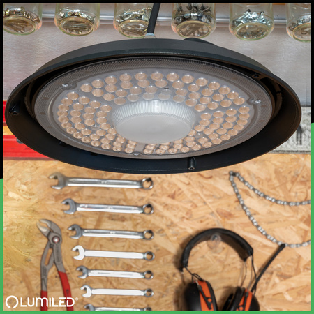 Lampa LED Przemysłowa HIGH BAY Produkcyjna 150W 4000K IP65 do Magazynu BLITZ LUMILED