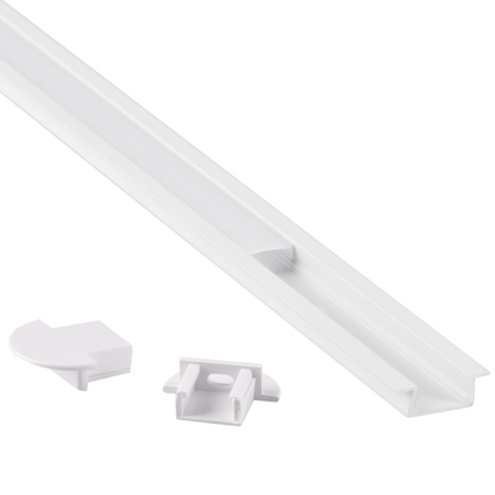 Profil Aluminiowy Osłona do Taśm Pasków LED Biała Sanico Goldlux