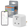 Inteligentna Wtyczka Gniazdko 3120W z Wyłącznikiem On/Off Biały Osram SMART+ WiFi Matter