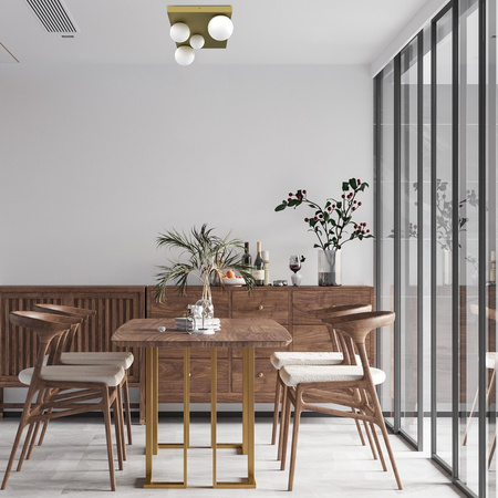 Lampa Sufitowa BIBIONE Złota 4xG9 Milagro