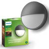 Kinkiet Ogrodowy Lampa Elewacyjna Zewnętrzna LED 5.5W 600lm 2700K IP44 Antracyt Capricorn Philips