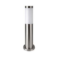 Lampa Ogrodowa Słupek E27 IP44 45CM Satynowy nikiel VT-838 V-TAC