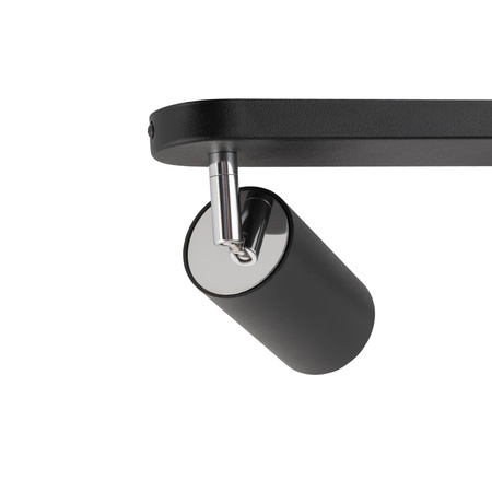 Lampa Sufitowa Oprawa Natynkowa Reflektor Punktowa 2x GU10 Czarna Nowoczesna EYE SPOT 6020 Nowodvorski