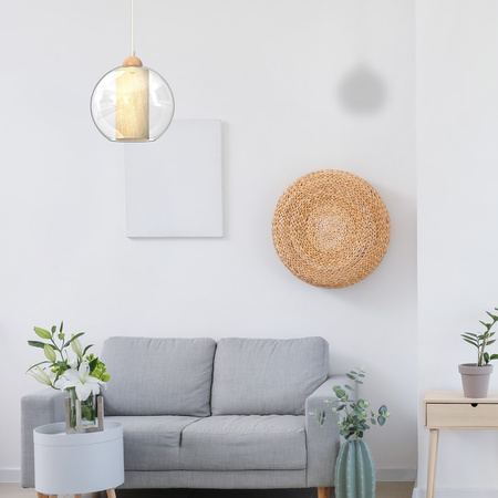 Lampa Wisząca Sufitowa TELA 1xE27 fi25 Milagro