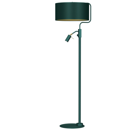 Lampa Stojąca Podłogowa VERDE Zielona 1xE27 + 1x mini GU10 Milagro