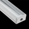 Profil Aluminiowy Anodowany do LED KM35 Srebrny Natynkowy 2m + Przesłona przeźroczysta + Zaślepki