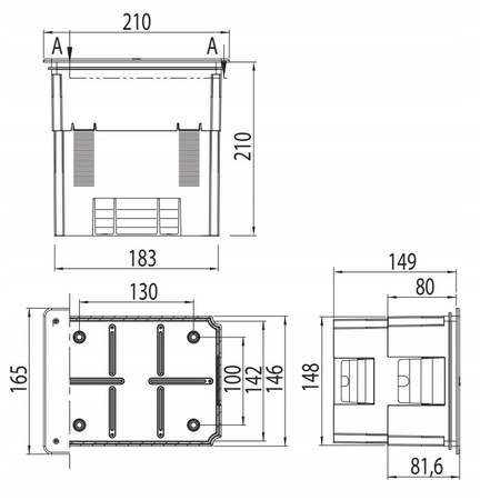Puszka do Złącza Odgromowego Regulowana R.8147 PAWBOL