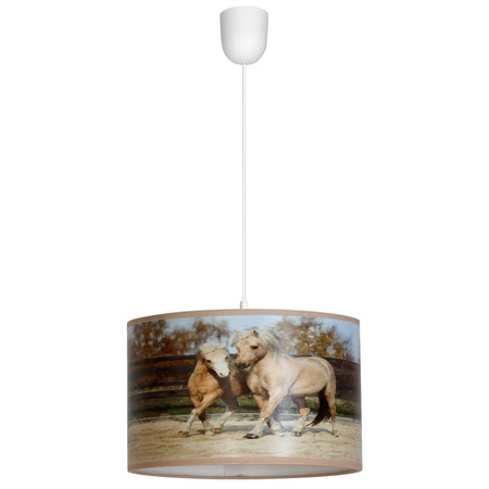 Lampa Wisząca Sufitowa HORSES 1xE27 Milagro