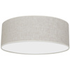 Plafon LED Lampa Sufitowa LINO Biała Lniana 3xE27 Okrągła 50cm Milagro