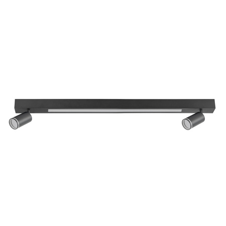 Lampa Sufitowa 2x GU10 + LED 4000K Czarna PARIS Sanico Goldlux