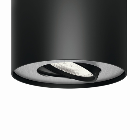 Oprawa Natynkowa Lampa Sufitowa LED 4.5W 500lm 2700K Czarna Phase Philips