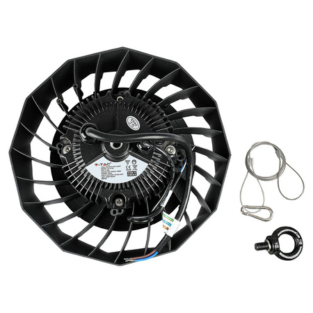 Oprawa LED High-Bay 100W 4000K Z zasilaczem SAMSUNG Czarna SAMSUNG VT-9-113 V-TAC