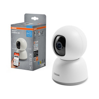 Inteligentna Kamera Wewnętrzna Stojąca 360° Głośnik Śledzenie Ruchu Smart+ Wifi Biała Osram