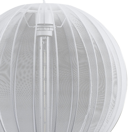 Lampa Sufitowa Wisząca Zwis E27 Biała JAPANDI Sanico Goldlux