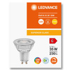 Żarówka LED GU10 3,7W = 35W 230lm 2700K Ciepła 36° CRI90 Ściemnialna Szklana LEDVANCE Superior