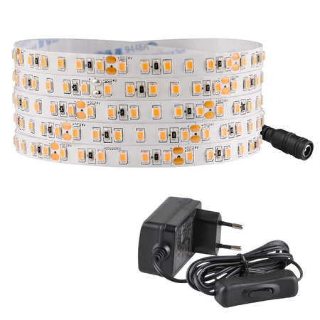 Taśma Pasek LED 35W 3400lm 2700K Ciepła 120° Biała Ściemnialna Sanico Goldlux