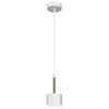 Lampa Wisząca Sufitowa ARENA Biała Złota 1xGX53 Milagro