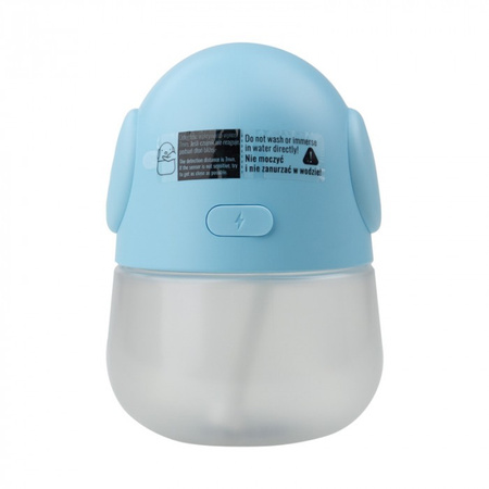 Dozownik Aplikator do Mydła Bezdotykowy dla Dzieci Niebieski USB Akumulatorowy 1200mAh SŁONIK MARY'S