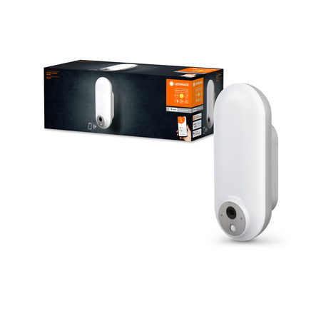 Lampa Ogrodowa Kinkiet Elewacyjny LED 15W 3000K Ciepła IP44 SMART+ WiFi z Kamerą i Czujnikami Ściemnialna Cloud LEDVANCE