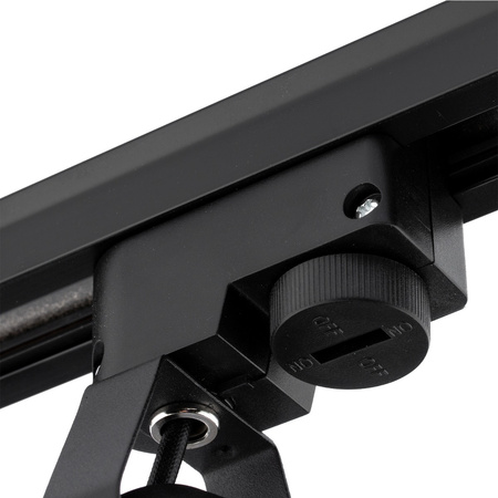 Reflektor Szynowy GU10 GOLDI Czarno-złoty do Szynoprzewodów Jednofazowych