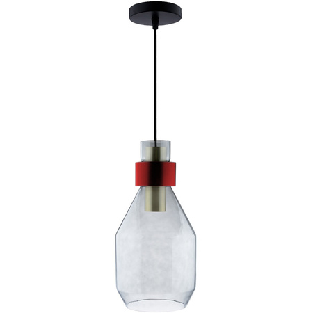 Lampa wisząca UMBRA ZWIS ciemne szkło do LED 1xE27 LUMILED