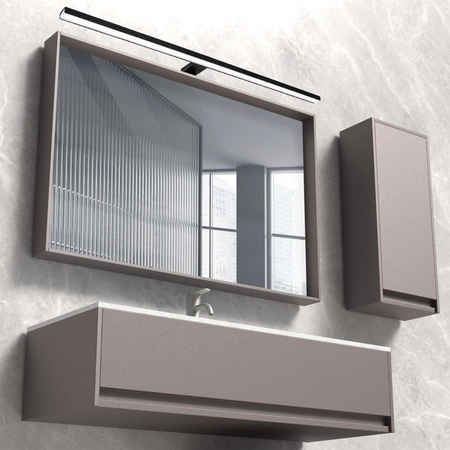 Kinkiet Ścienny LED Łazienkowy 15W 1650lm 4000K Neutralna 120° Czarny IP44 SAMOS Sanico Goldlux