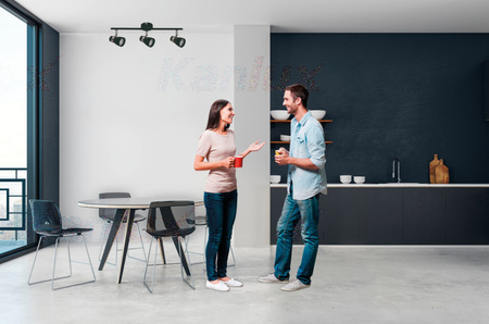 Oprawa lampa sufitowa ENALI 3xGU10 biała Kanlux