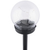 Lampa Solarna LED Ogrodowa Wbijana Ozdobna Kula 3000K IP44 10cm