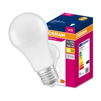 Żarówka LED E27 A60 13W = 100W 1521lm 3000K Ciepła 200° OSRAM VALUE