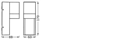 Lampa Ogrodowa Zewnętrzna Kinkiet Elewacyjny LED GU10 IP65 IK05 Szary Endura Ledvance