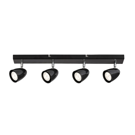 Lampa Sufitowa SPOT Reflektor 4x GU10 Czarny Nowoczesny Perico Rabalux