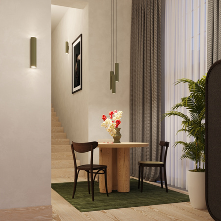 Lampa Wisząca Sufitowa Zwis Tuba Spot 3x GU10 Oliwkowa Lagos Ocean Green SL.1487 Sollux